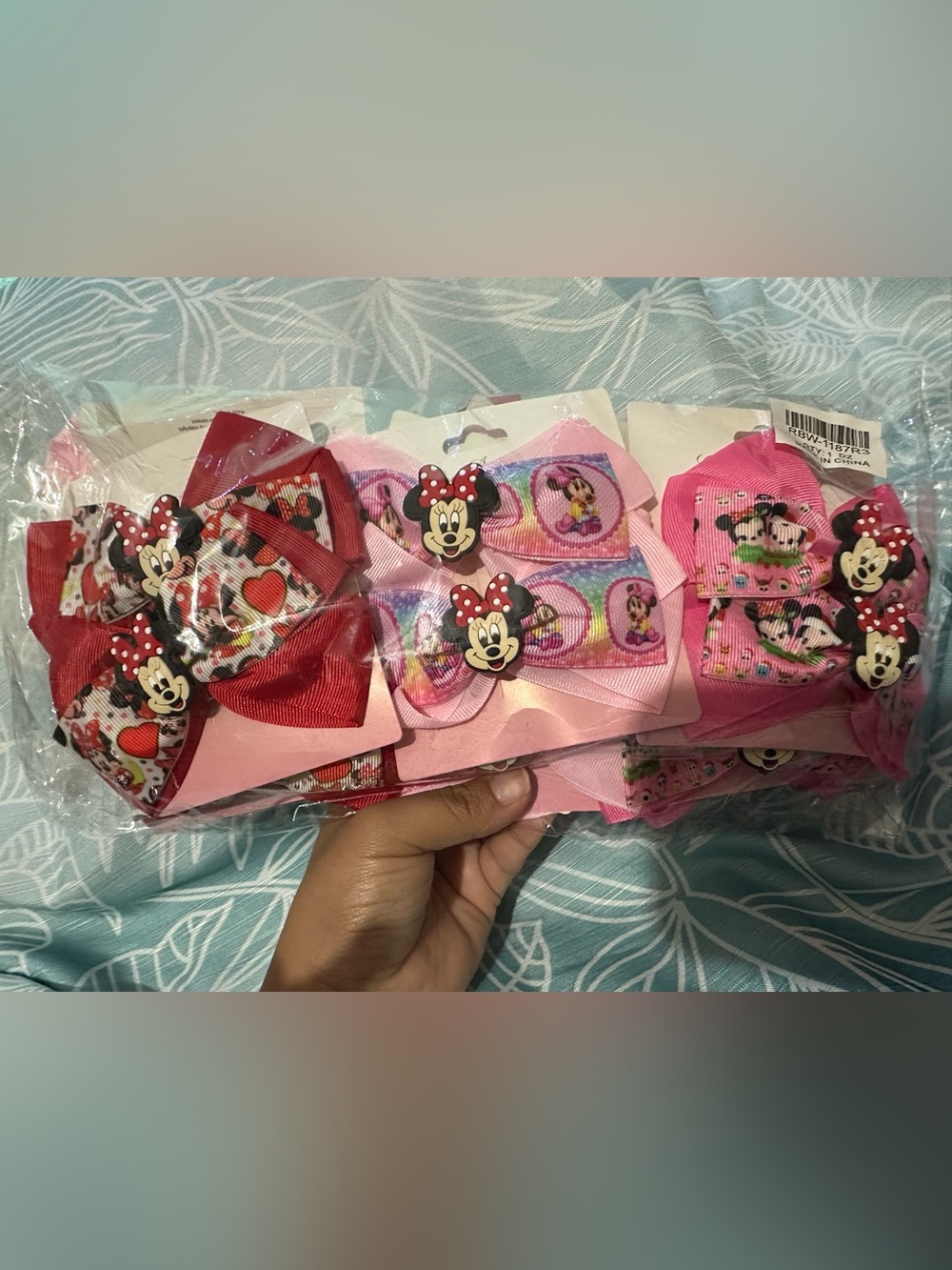 Pack of 12 girls hair bows